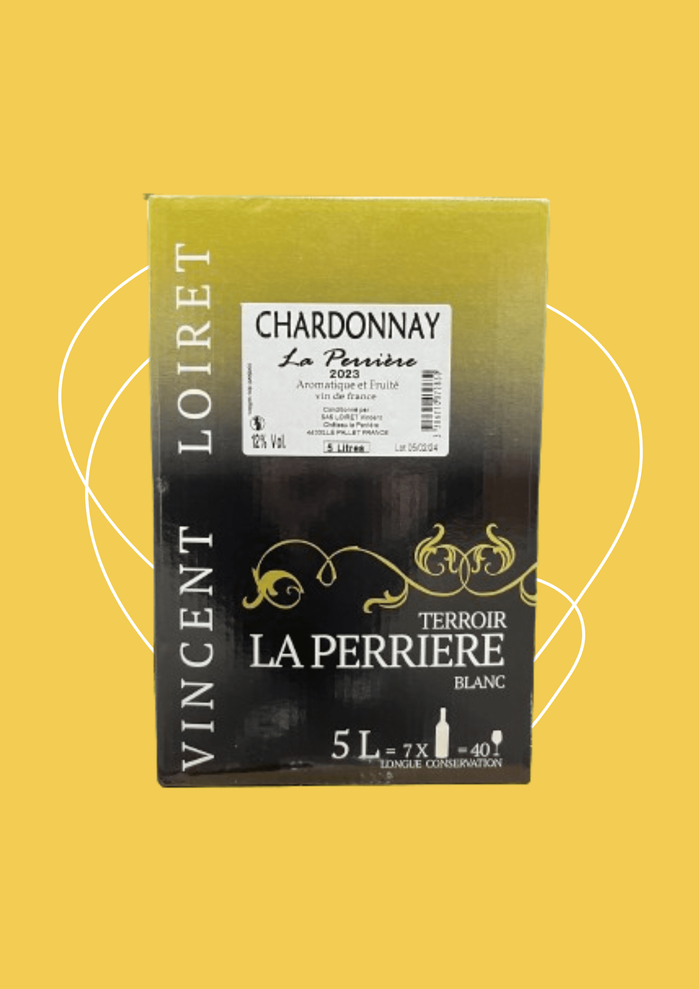 Vin en bib le chardonnay