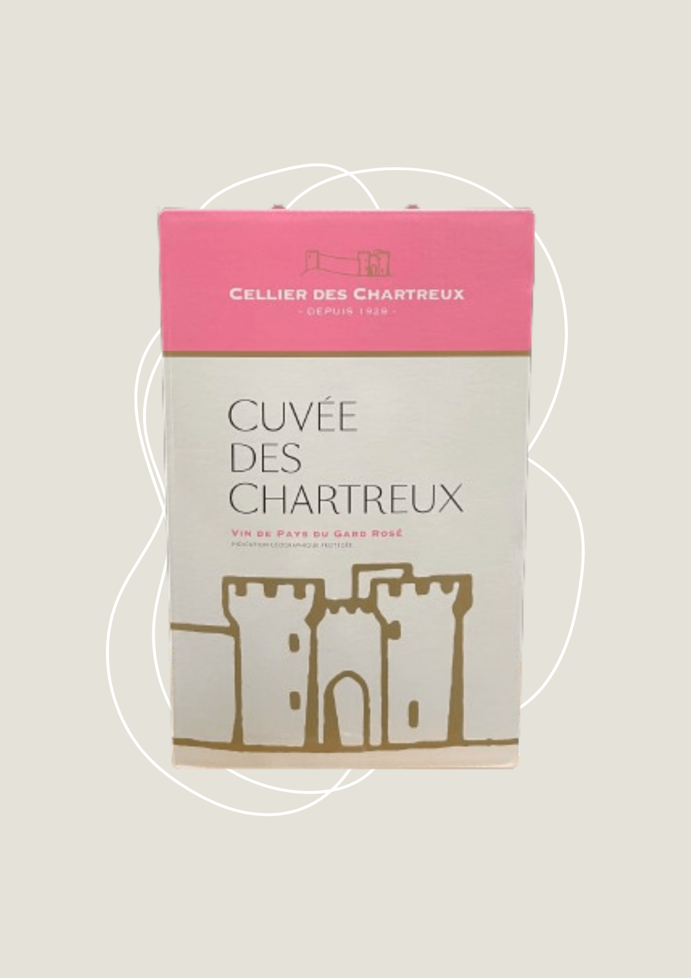 Rosé en bib cuvé des chartreux