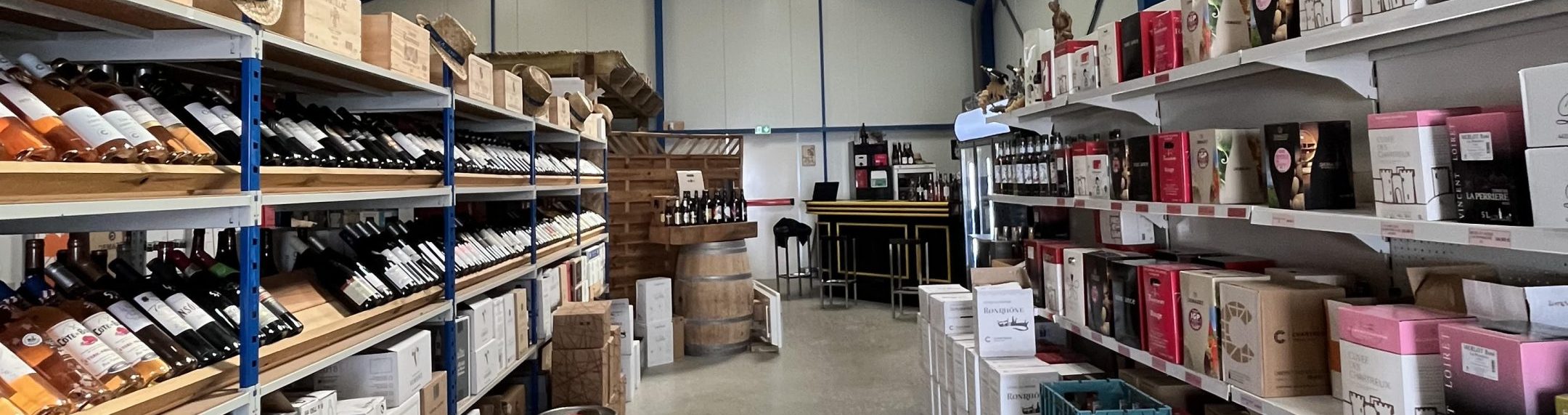 Image bouteilles au Le Vivier Di'Vin Vendée
