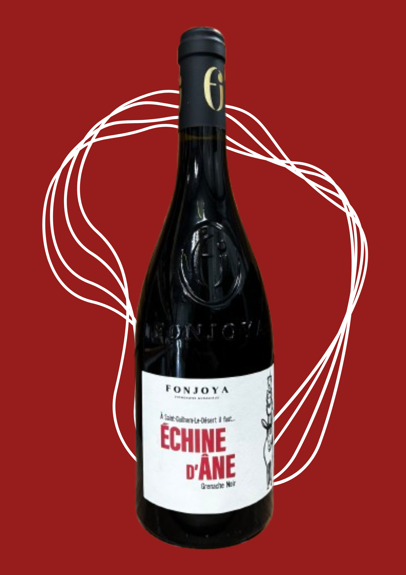 Vin rouge en bouteille Échine d'Âne